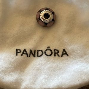 Glass purple gorgeous charm for Pandora bracelet.